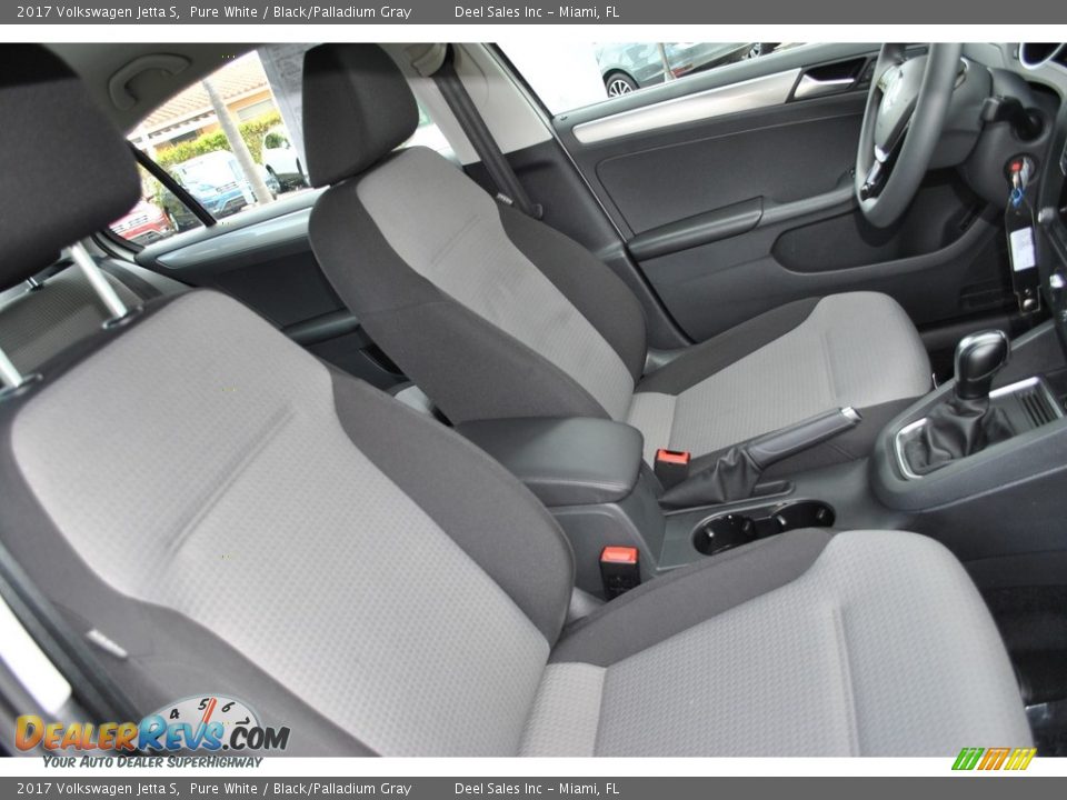 2017 Volkswagen Jetta S Pure White / Black/Palladium Gray Photo #19