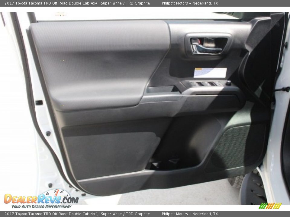 2017 Toyota Tacoma TRD Off Road Double Cab 4x4 Super White / TRD Graphite Photo #6