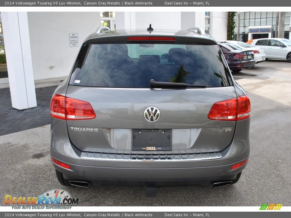 2014 Volkswagen Touareg V6 Lux 4Motion Canyon Gray Metallic / Black Anthracite Photo #8