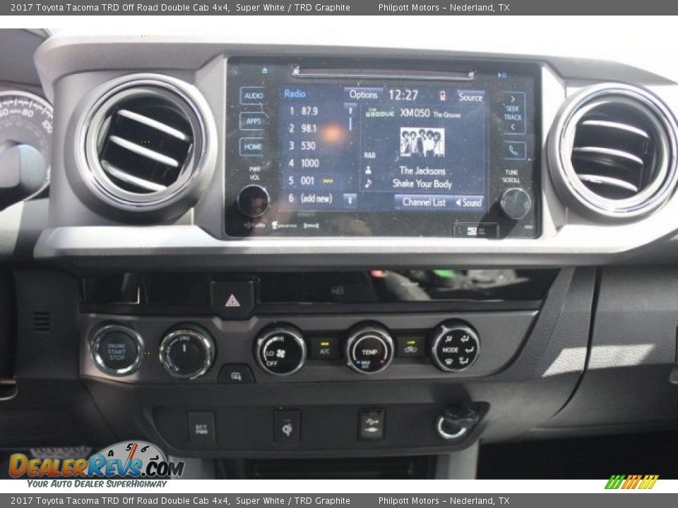 2017 Toyota Tacoma TRD Off Road Double Cab 4x4 Super White / TRD Graphite Photo #9