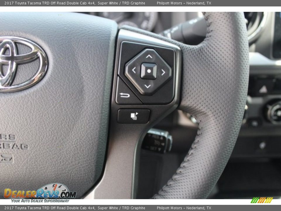 2017 Toyota Tacoma TRD Off Road Double Cab 4x4 Super White / TRD Graphite Photo #11