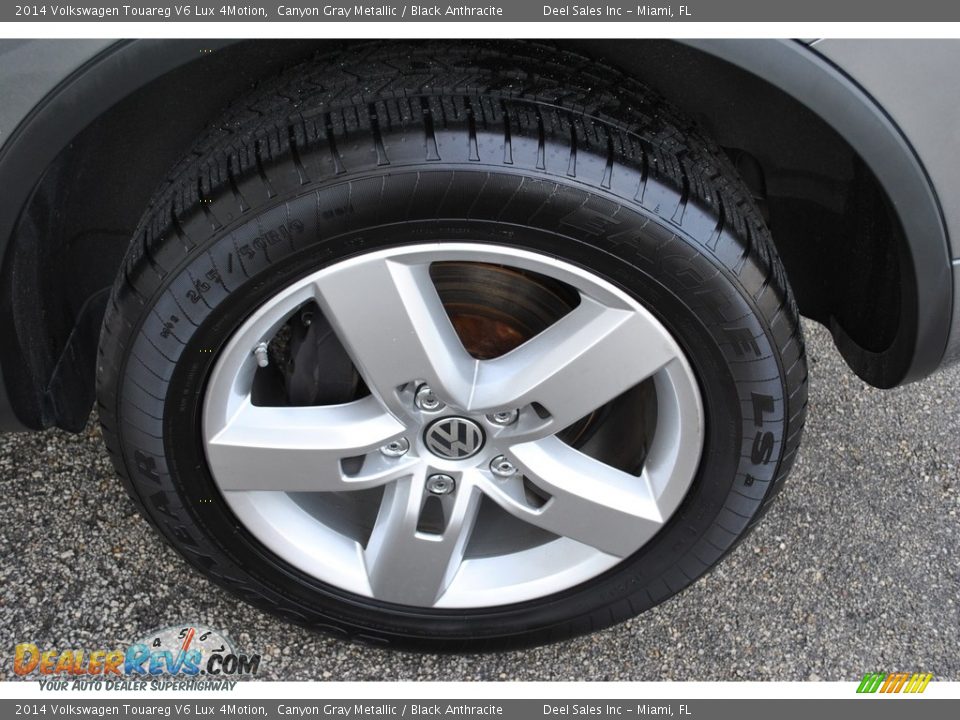 2014 Volkswagen Touareg V6 Lux 4Motion Canyon Gray Metallic / Black Anthracite Photo #11