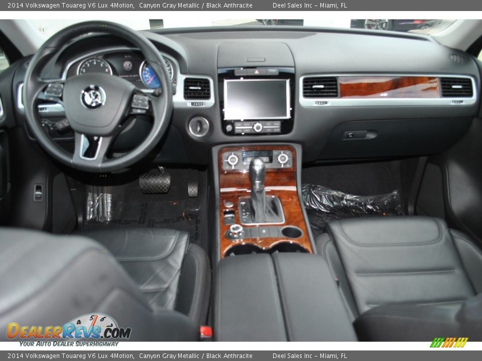 2014 Volkswagen Touareg V6 Lux 4Motion Canyon Gray Metallic / Black Anthracite Photo #13