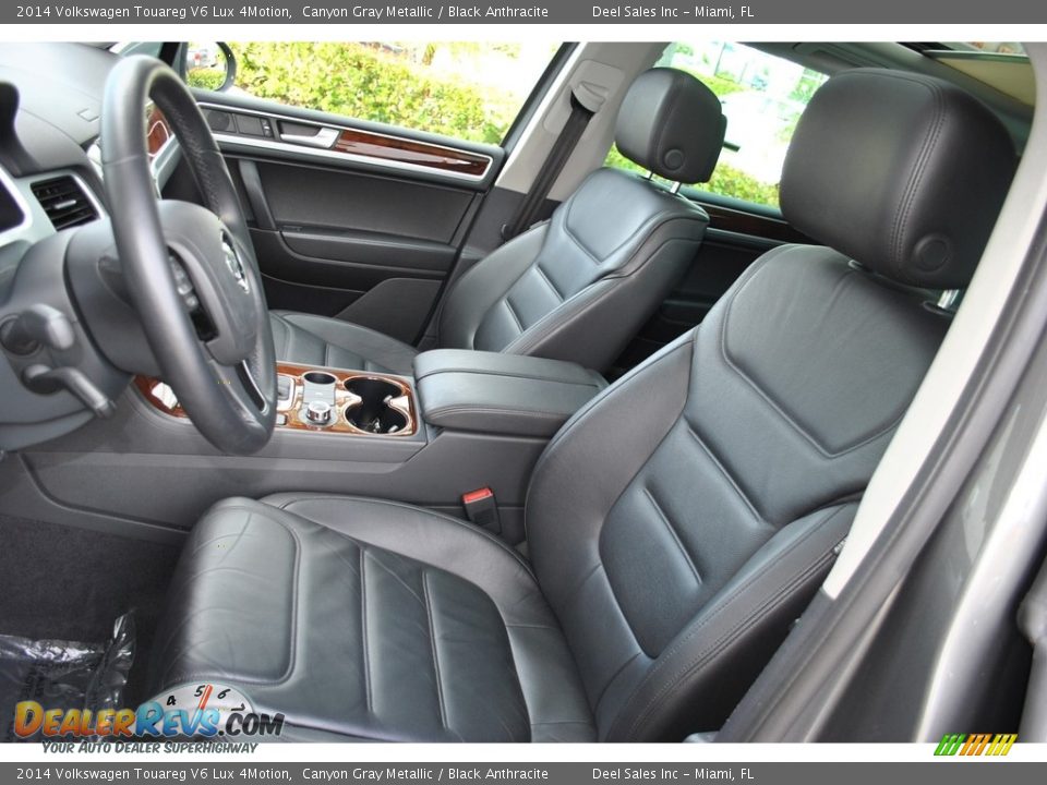 2014 Volkswagen Touareg V6 Lux 4Motion Canyon Gray Metallic / Black Anthracite Photo #15