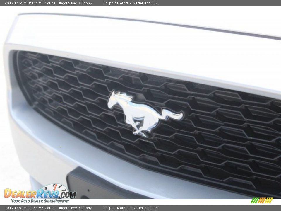 2017 Ford Mustang V6 Coupe Ingot Silver / Ebony Photo #4