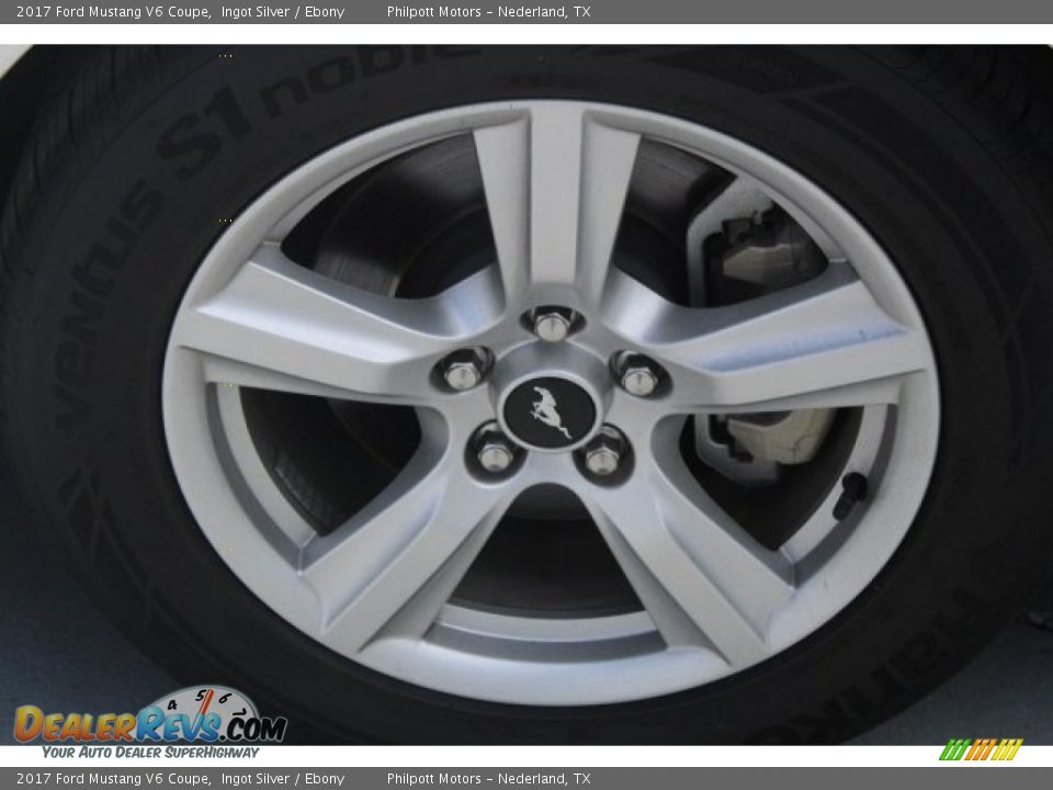 2017 Ford Mustang V6 Coupe Ingot Silver / Ebony Photo #5