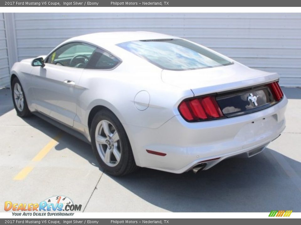 2017 Ford Mustang V6 Coupe Ingot Silver / Ebony Photo #6