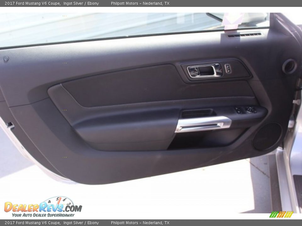 2017 Ford Mustang V6 Coupe Ingot Silver / Ebony Photo #10