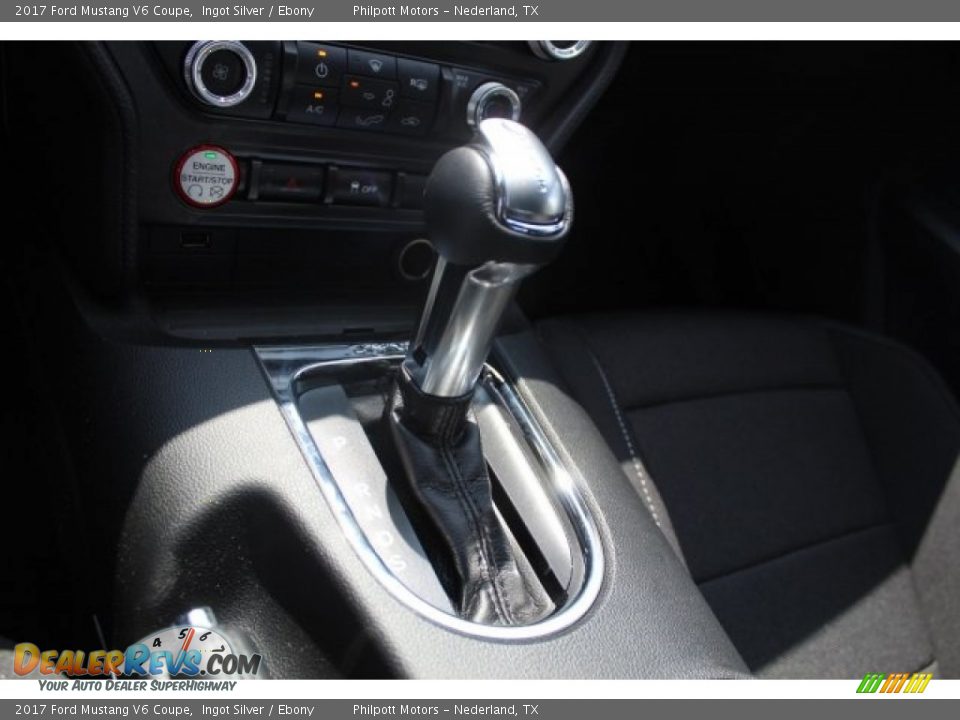 2017 Ford Mustang V6 Coupe Ingot Silver / Ebony Photo #17