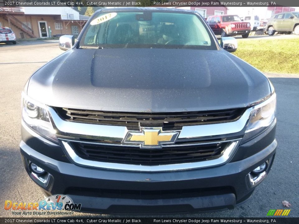 2017 Chevrolet Colorado LT Crew Cab 4x4 Cyber Gray Metallic / Jet Black Photo #7