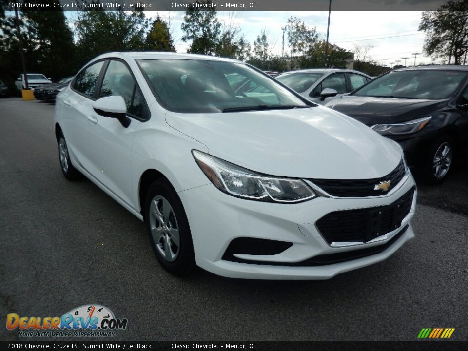 2018 Chevrolet Cruze LS Summit White / Jet Black Photo #3