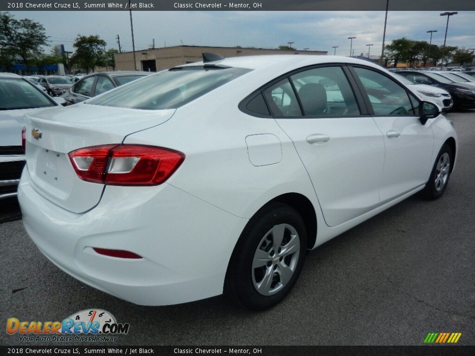 2018 Chevrolet Cruze LS Summit White / Jet Black Photo #4