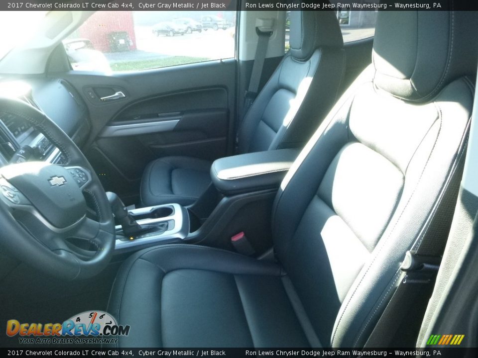 2017 Chevrolet Colorado LT Crew Cab 4x4 Cyber Gray Metallic / Jet Black Photo #14