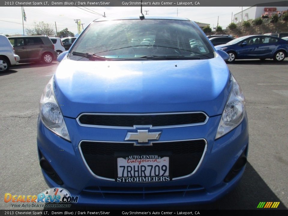 2013 Chevrolet Spark LT Denim (Blue) / Dark Pewter/Silver Photo #2