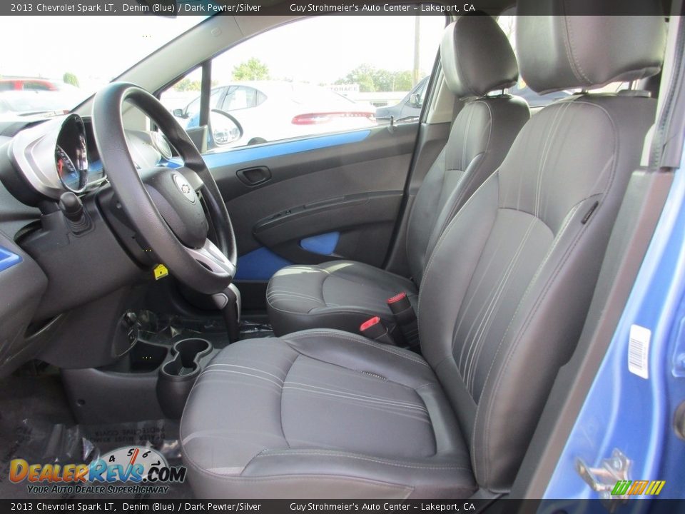 2013 Chevrolet Spark LT Denim (Blue) / Dark Pewter/Silver Photo #8