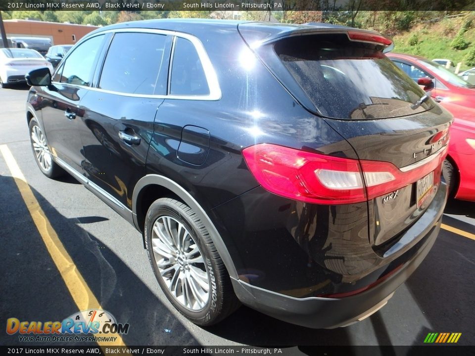 2017 Lincoln MKX Reserve AWD Black Velvet / Ebony Photo #2