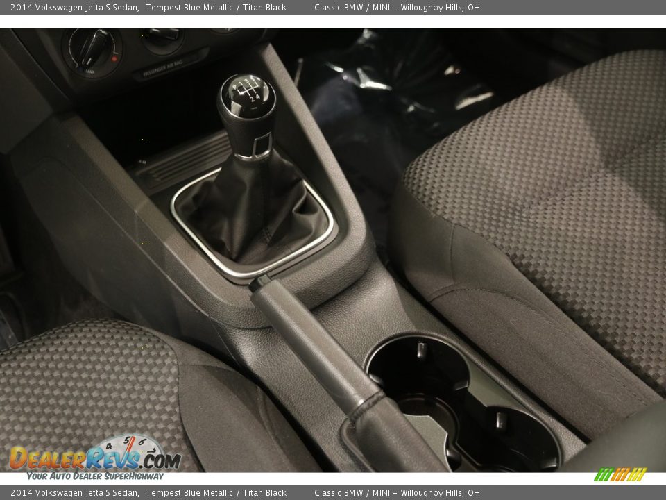 2014 Volkswagen Jetta S Sedan Tempest Blue Metallic / Titan Black Photo #9