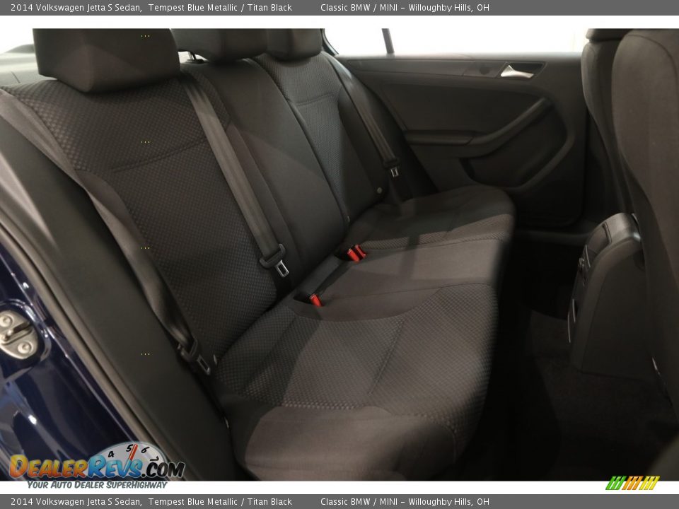 2014 Volkswagen Jetta S Sedan Tempest Blue Metallic / Titan Black Photo #12