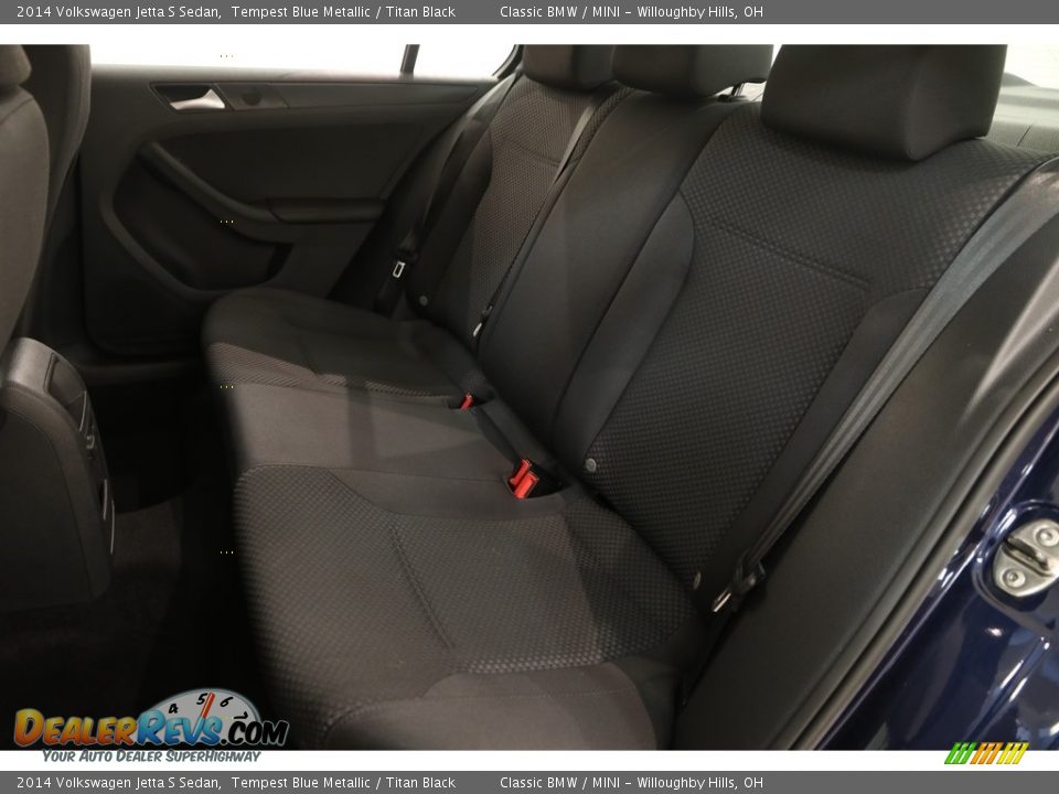 2014 Volkswagen Jetta S Sedan Tempest Blue Metallic / Titan Black Photo #13