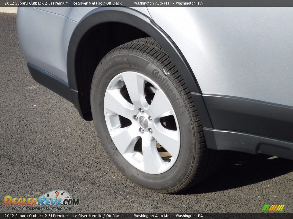 2012 Subaru Outback 2.5i Premium Ice Silver Metallic / Off Black Photo #3