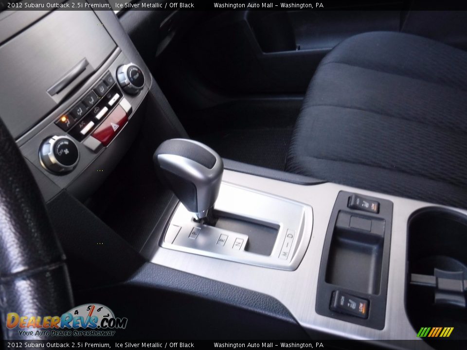 2012 Subaru Outback 2.5i Premium Ice Silver Metallic / Off Black Photo #21