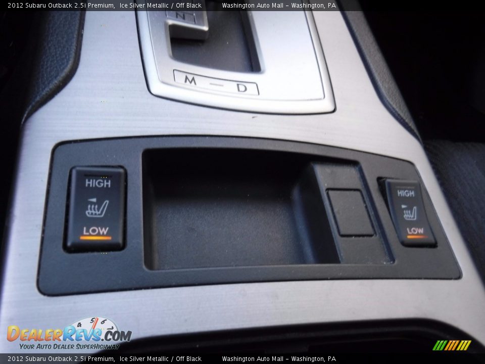 2012 Subaru Outback 2.5i Premium Ice Silver Metallic / Off Black Photo #22