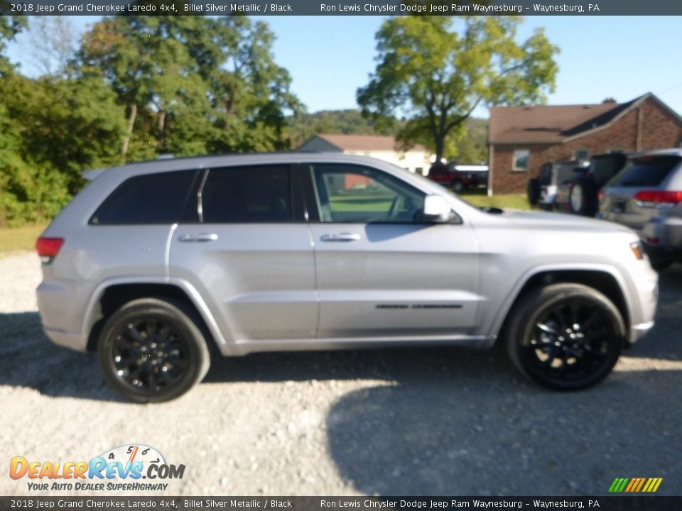 2018 Jeep Grand Cherokee Laredo 4x4 Billet Silver Metallic / Black Photo #6