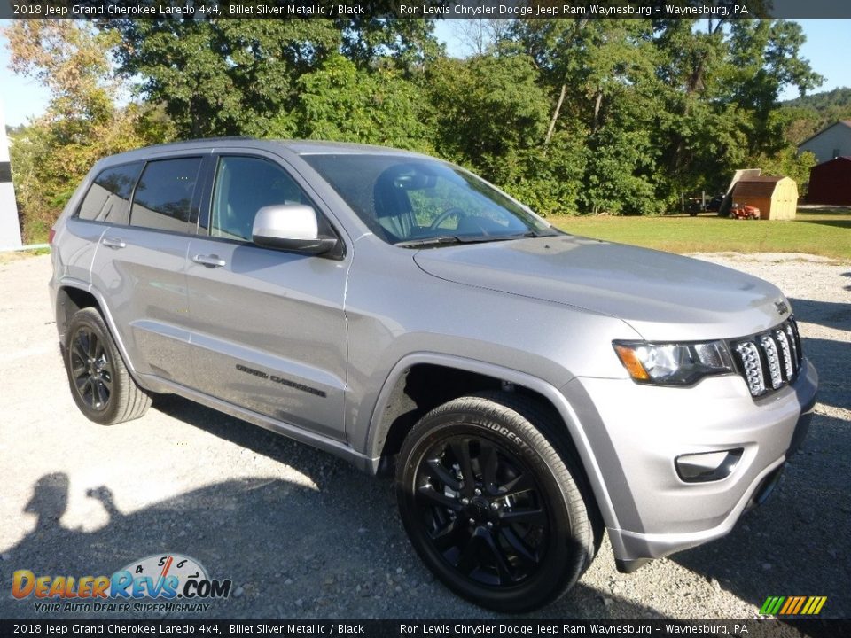 2018 Jeep Grand Cherokee Laredo 4x4 Billet Silver Metallic / Black Photo #7