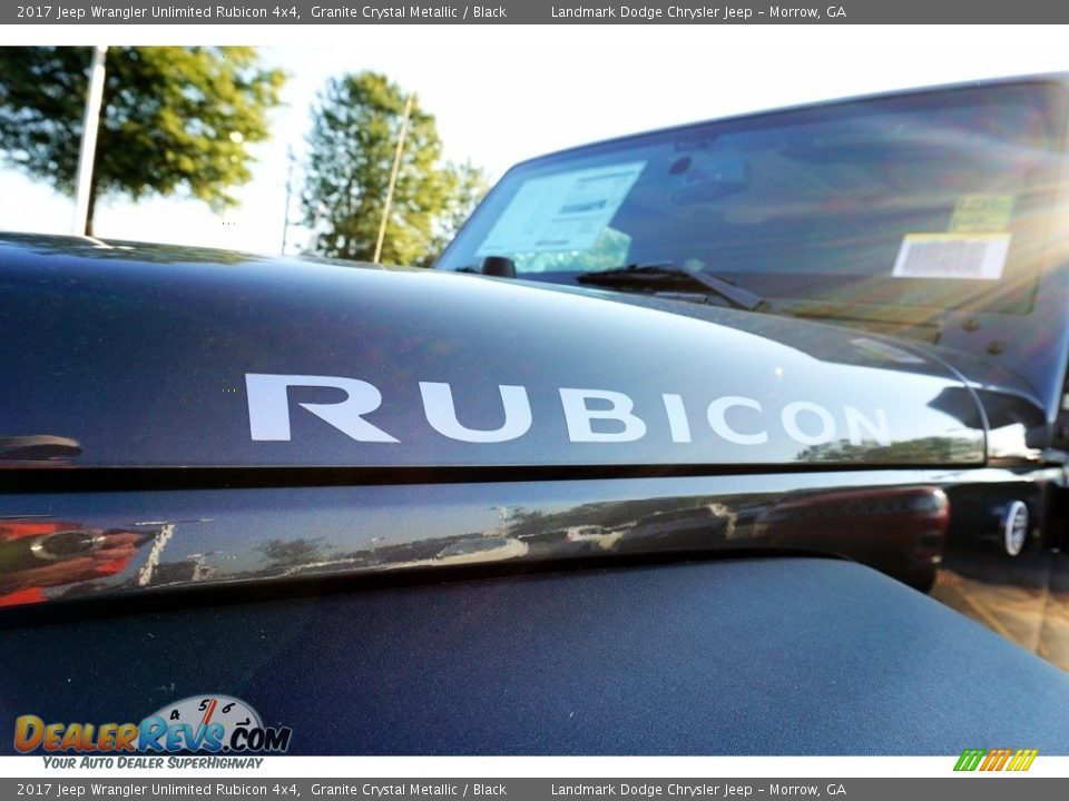 2017 Jeep Wrangler Unlimited Rubicon 4x4 Granite Crystal Metallic / Black Photo #6