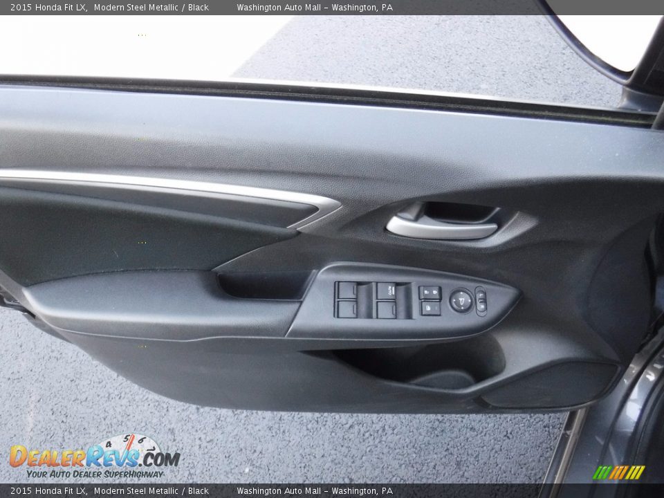 2015 Honda Fit LX Modern Steel Metallic / Black Photo #11