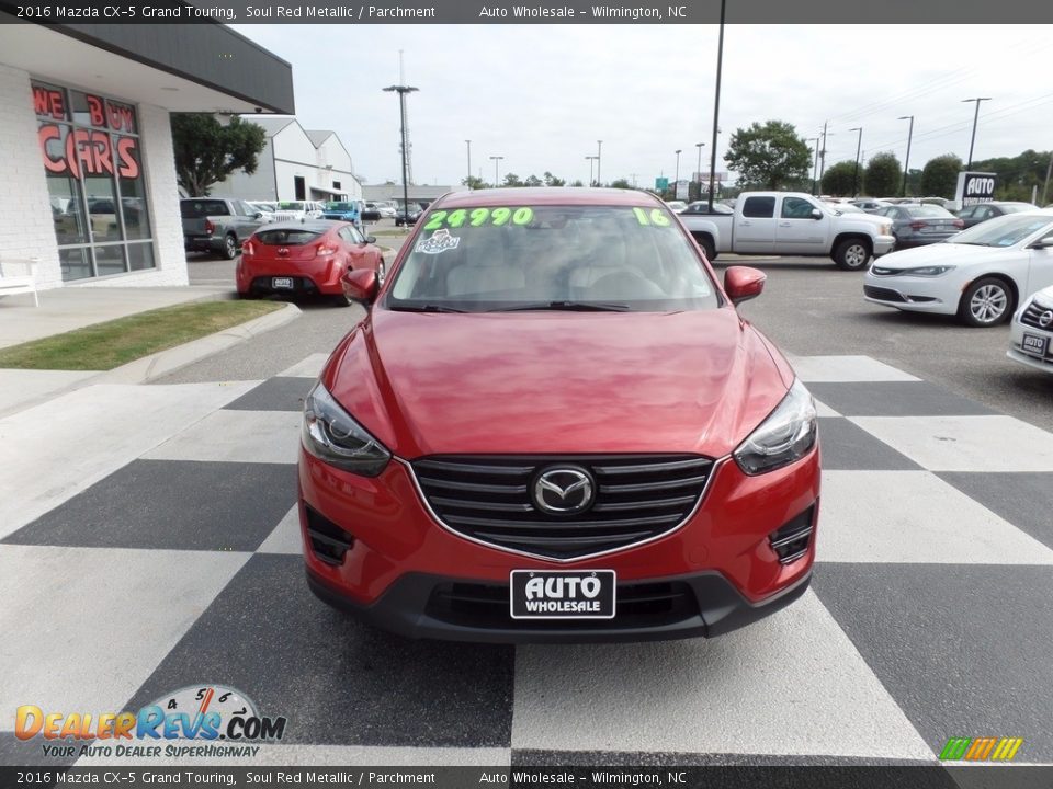 2016 Mazda CX-5 Grand Touring Soul Red Metallic / Parchment Photo #2