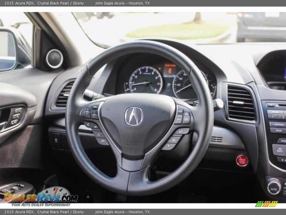 2015 Acura RDX Crystal Black Pearl / Ebony Photo #25