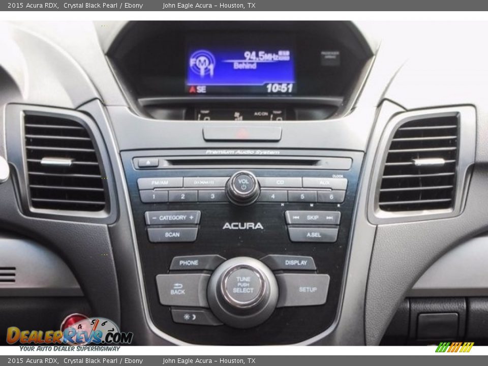 2015 Acura RDX Crystal Black Pearl / Ebony Photo #31