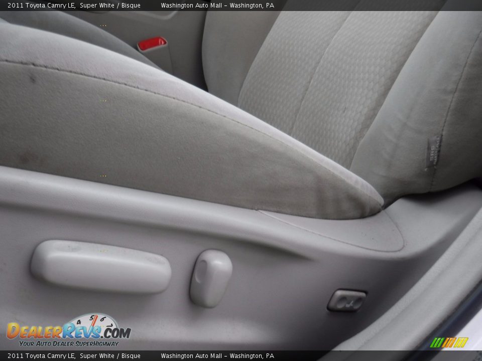 2011 Toyota Camry LE Super White / Bisque Photo #14
