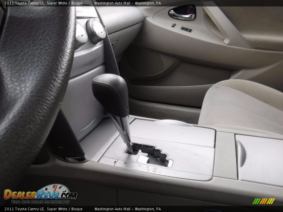 2011 Toyota Camry LE Super White / Bisque Photo #16