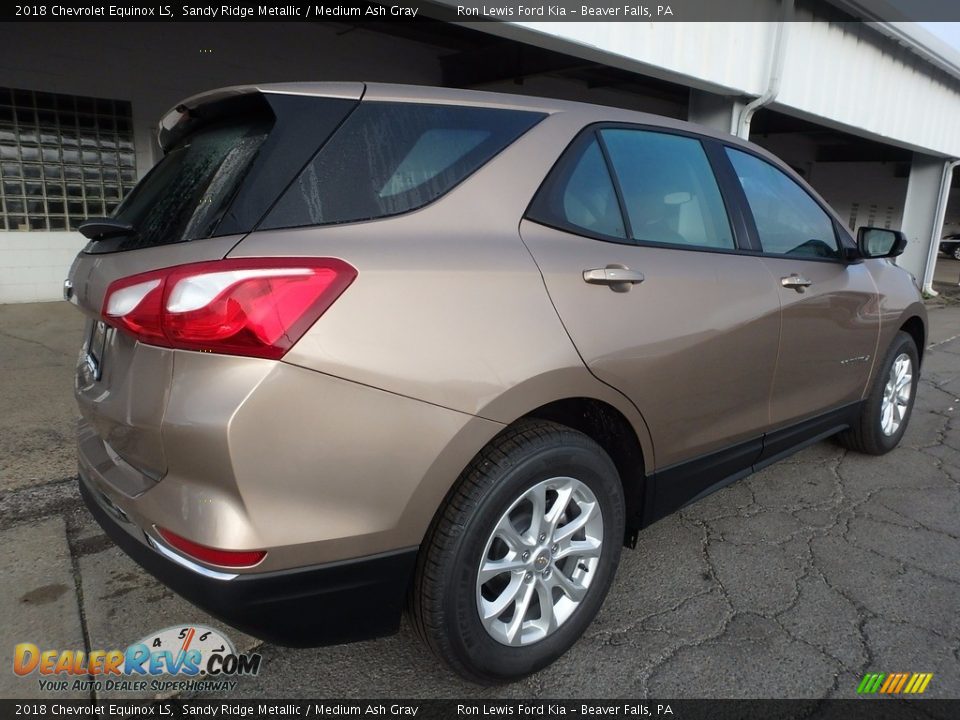 2018 Chevrolet Equinox LS Sandy Ridge Metallic / Medium Ash Gray Photo #2