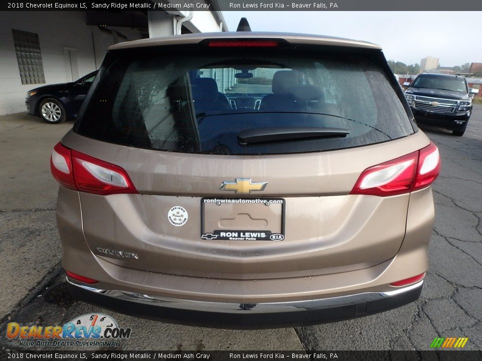 2018 Chevrolet Equinox LS Sandy Ridge Metallic / Medium Ash Gray Photo #3