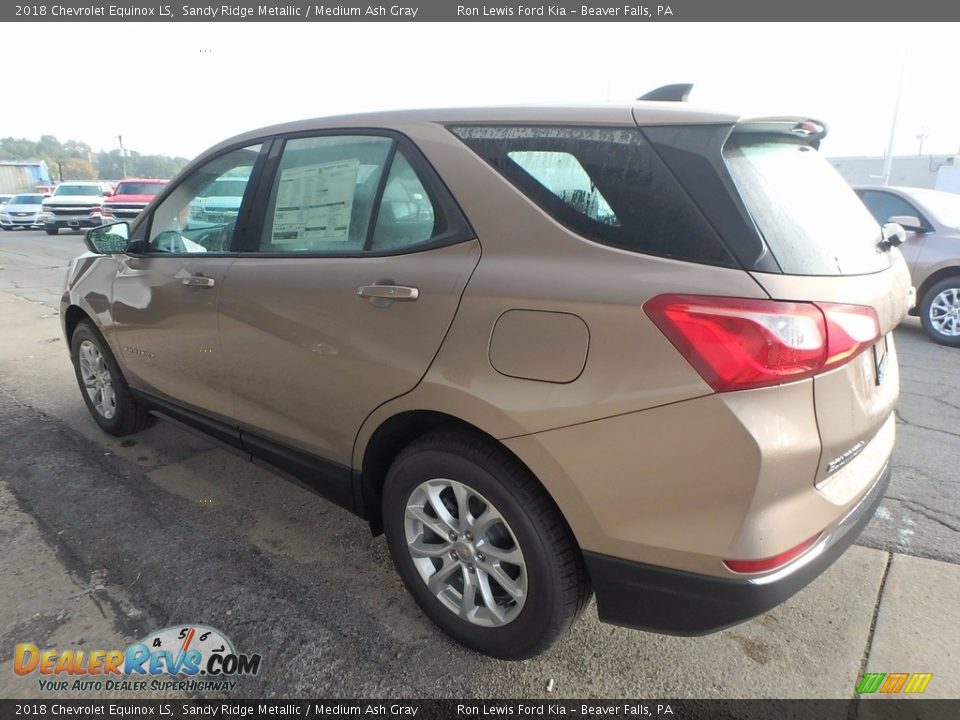 2018 Chevrolet Equinox LS Sandy Ridge Metallic / Medium Ash Gray Photo #5