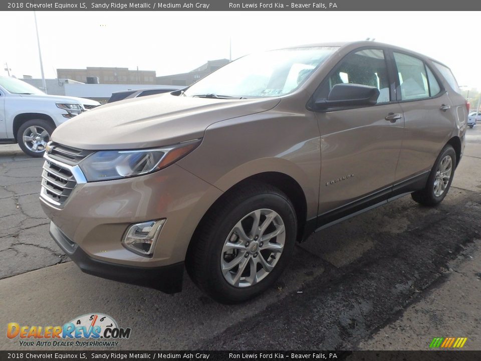 2018 Chevrolet Equinox LS Sandy Ridge Metallic / Medium Ash Gray Photo #7