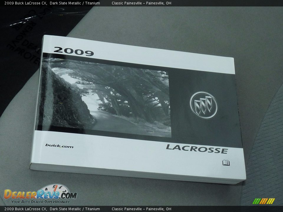 2009 Buick LaCrosse CX Dark Slate Metallic / Titanium Photo #16