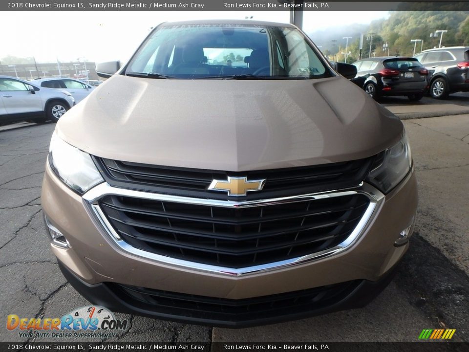 2018 Chevrolet Equinox LS Sandy Ridge Metallic / Medium Ash Gray Photo #8