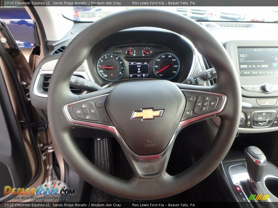 2018 Chevrolet Equinox LS Sandy Ridge Metallic / Medium Ash Gray Photo #17