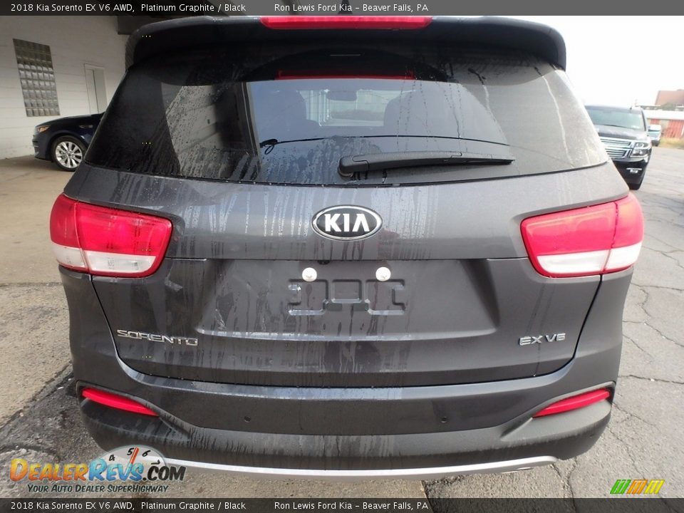 2018 Kia Sorento EX V6 AWD Platinum Graphite / Black Photo #3