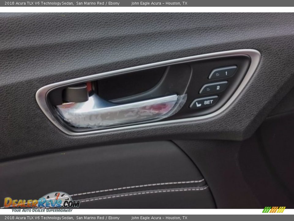 2018 Acura TLX V6 Technology Sedan San Marino Red / Ebony Photo #15