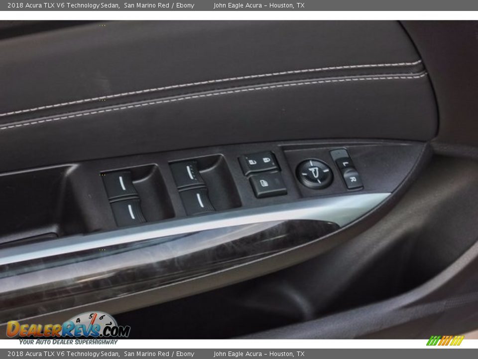 2018 Acura TLX V6 Technology Sedan San Marino Red / Ebony Photo #16