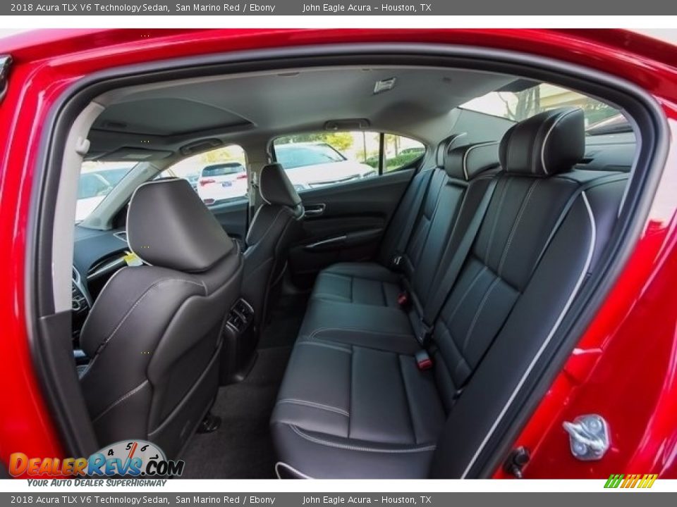2018 Acura TLX V6 Technology Sedan San Marino Red / Ebony Photo #21