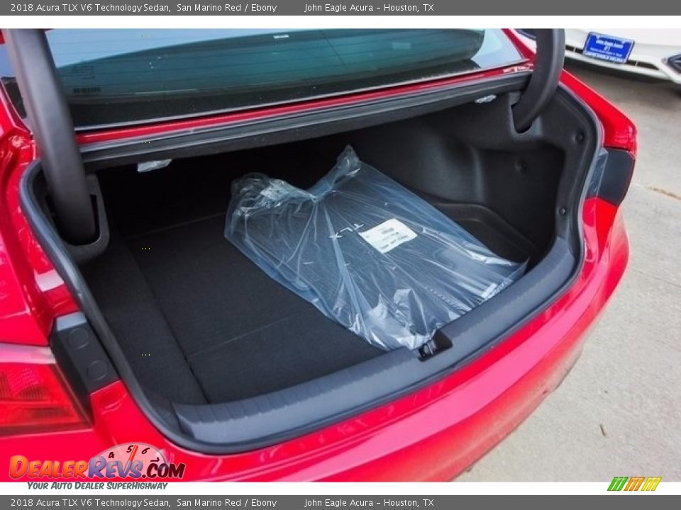 2018 Acura TLX V6 Technology Sedan San Marino Red / Ebony Photo #22