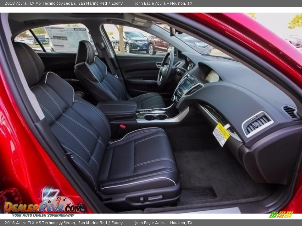 2018 Acura TLX V6 Technology Sedan San Marino Red / Ebony Photo #26