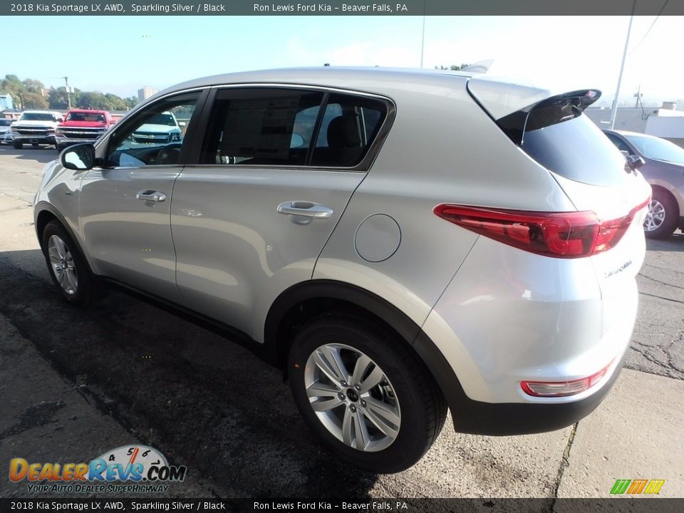 2018 Kia Sportage LX AWD Sparkling Silver / Black Photo #5