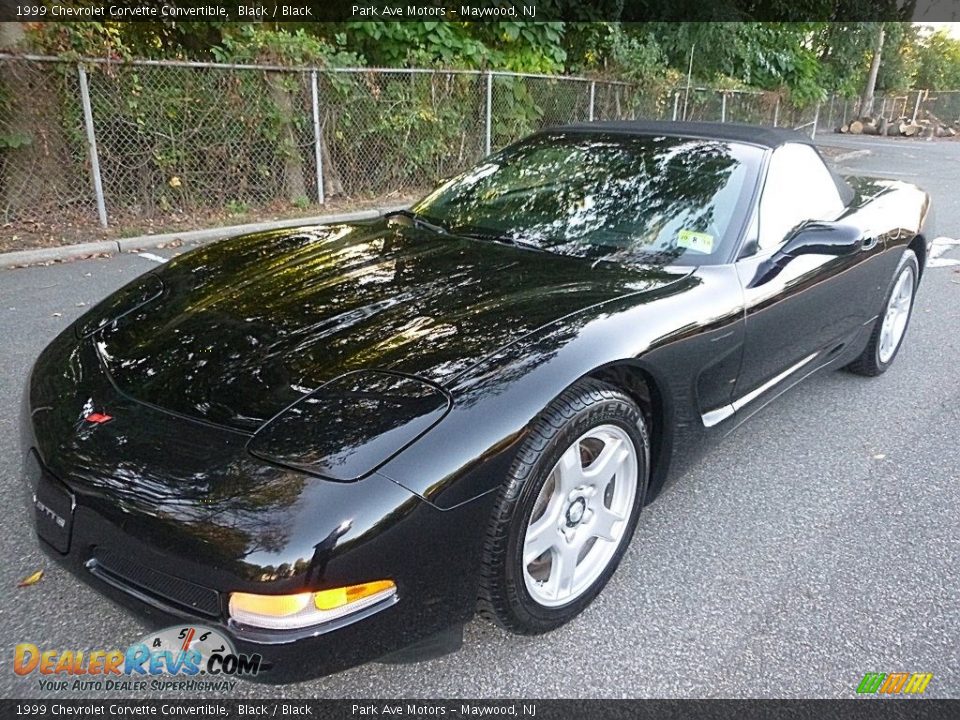 1999 Chevrolet Corvette Convertible Black / Black Photo #1